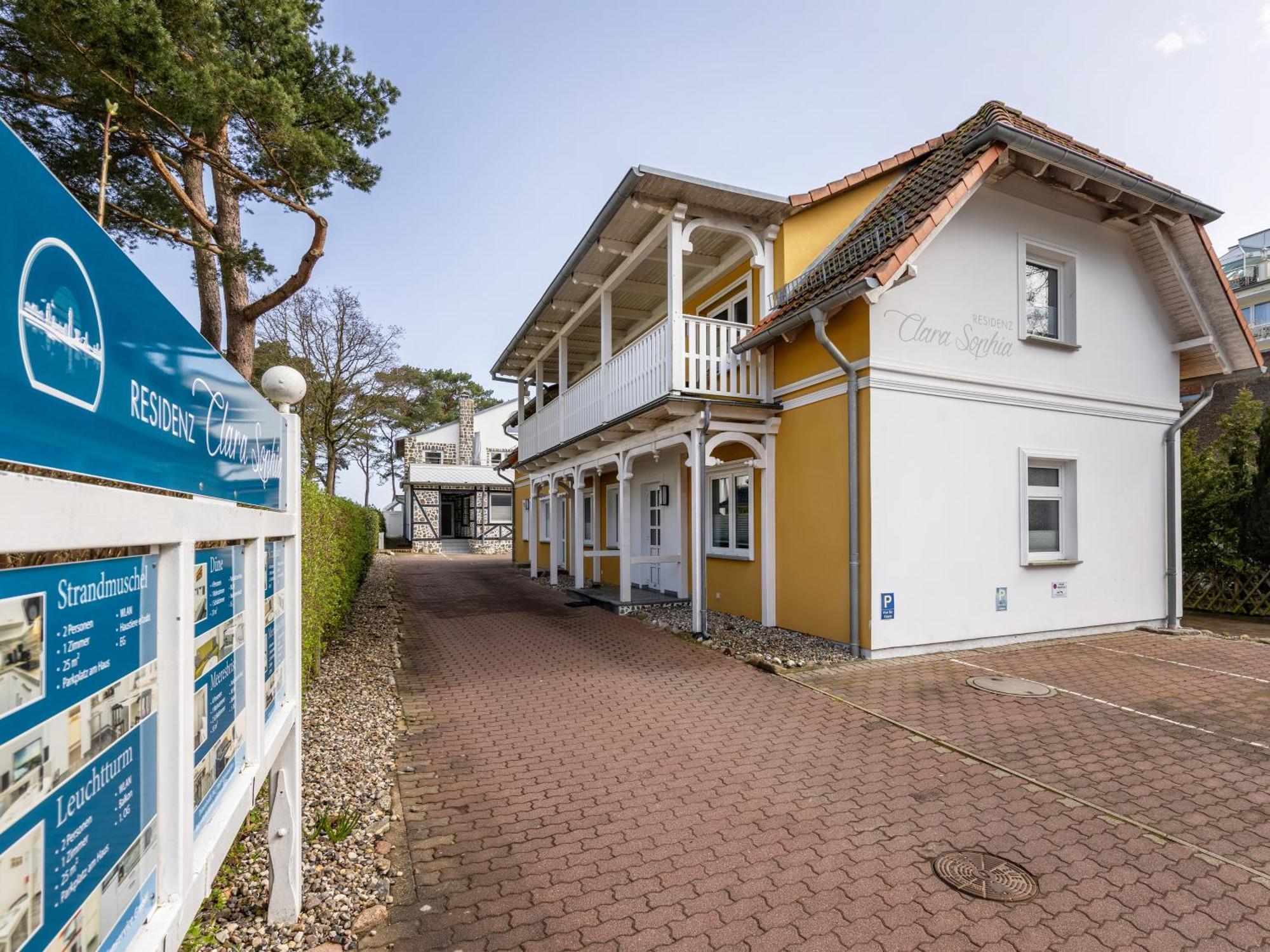 Ferienwohnung Meeresbrise In Der Residenz Clara Sophia 宾茨 外观 照片